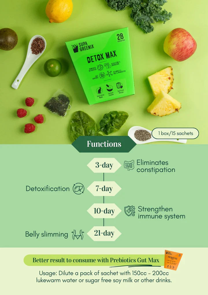 Supa Greenix Detox Max (8g x 15 sachets)