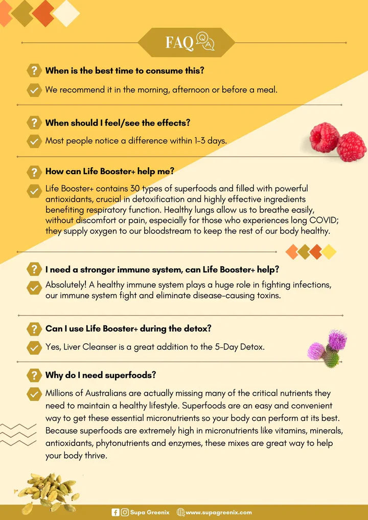 Supa Greenix Life Booster (8g x 15 sachets)