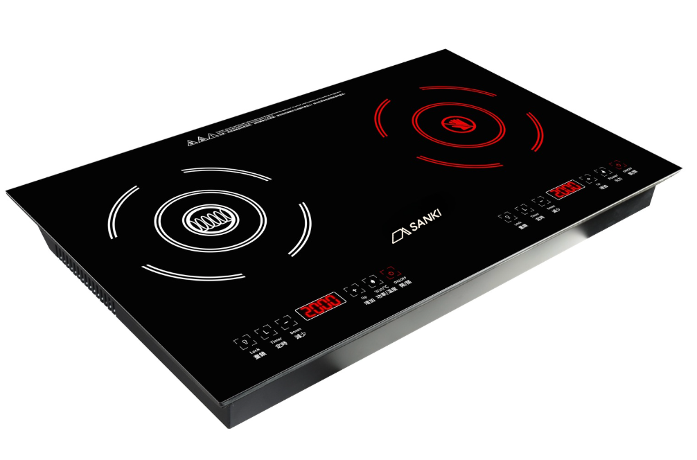 SANKI 嵌入式/座檯式雙頭電磁電陶爐 2800W (SK-CI2800)