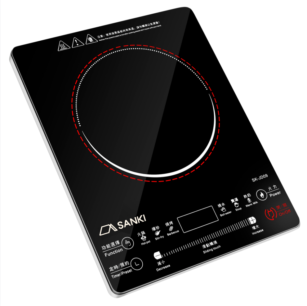 SANKI 輕觸式感應控制電陶爐 2000W (SK-JD09A)