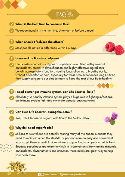 Supa Greenix Life Booster (8g x 15 sachets)