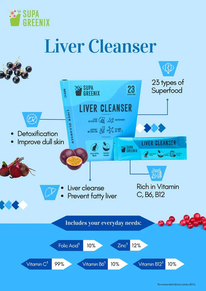 Supa Greenix Liver Cleanser (8g x 15 sachets)