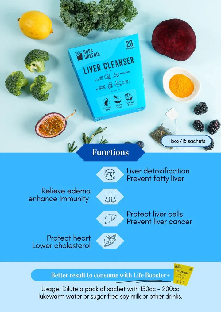 Supa Greenix Liver Cleanser (8g x 15 sachets)