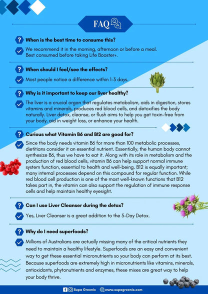 Supa Greenix Liver Cleanser (8g x 15 sachets)