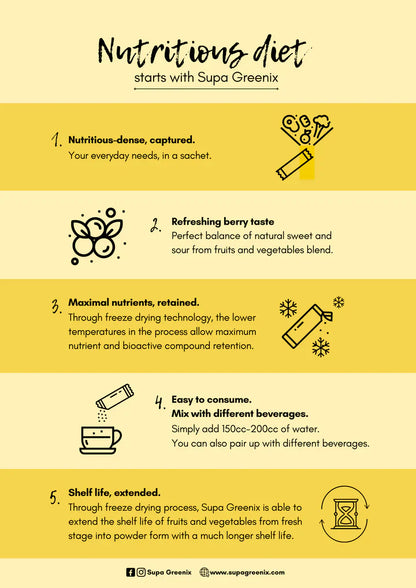 Supa Greenix Prebiotics Gut Max (8g x 15 sachets)