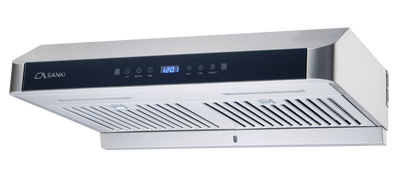 \ 極速摩打轉速 / SANKI 台式抽油煙機 (不銹鋼)｜包基本安裝* (SK-718S／SK-728S)