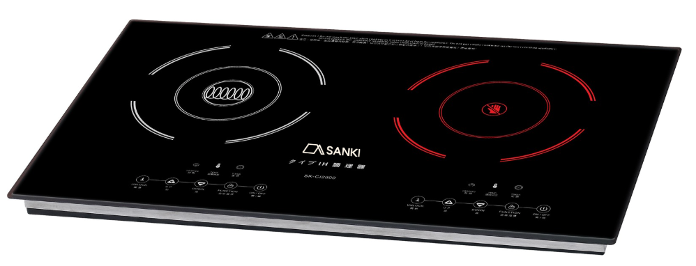SANKI 嵌入式／座檯式雙頭電磁電陶爐 2800W (SK-CI2800)