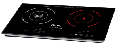 SANKI 嵌入式／座檯式雙頭電磁電陶爐 2800W (SK-CI2800)