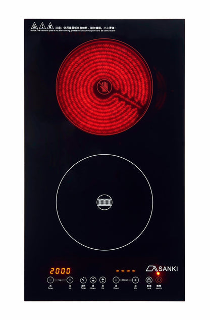 SANKI 豎式雙頭電磁電陶爐 2800W (SK-CI2833)
