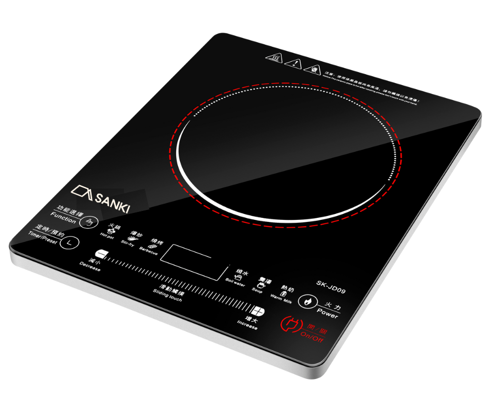 SANKI 輕觸式感應控制電陶爐 2000W (SK-JD09A)